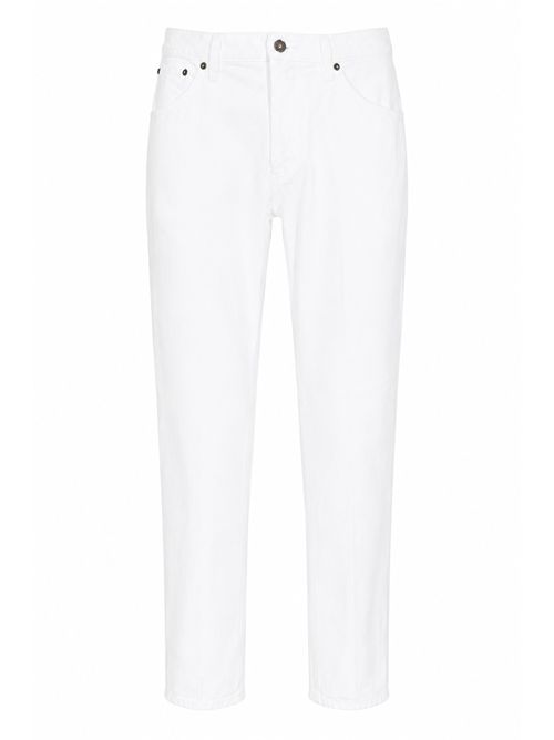 Jeans Brighton carrot in bull fisso bianco DONDUP | UP434 BF0014U PTD000